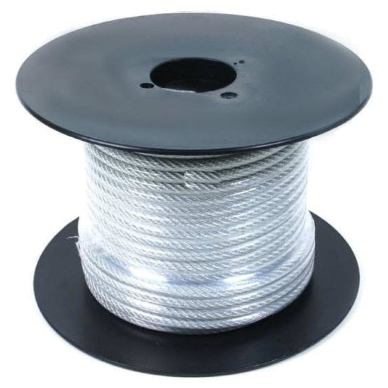 Нержавеющий трос (канат), сталь А2, d 8мм, свивка 7x19